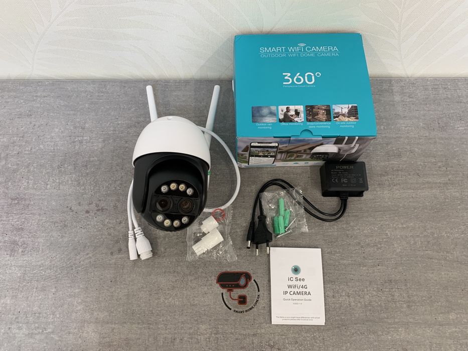 ХИТ ЗУМ 4Мп АВТОТРЕКИНГ 4Mp PTZ IP камера поворотная ICsee ONVIF Dahua