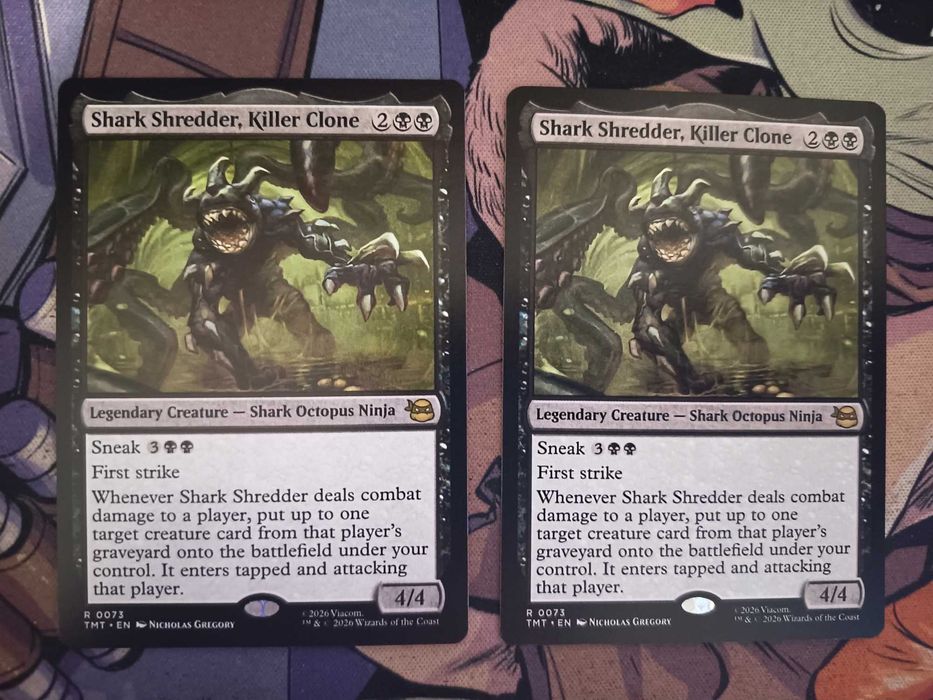 2x Shark Shredder, Killer Clone MTG TMNT