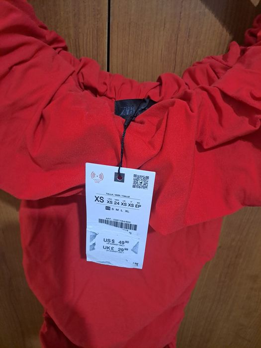 Vestido Zara Vermelho tamanho XS 34