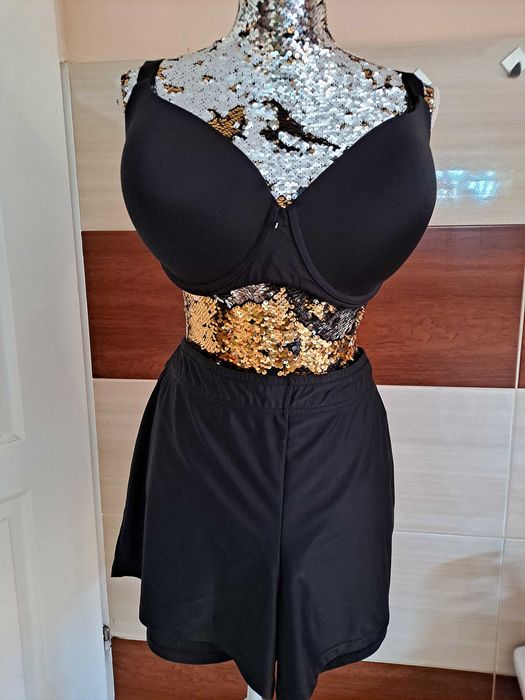 Strój kompielowy dwuczęściowy damski duży.