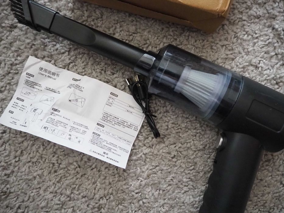 Bezprzewodowy odkurzacz 120W 9000Pa - USB Nowy