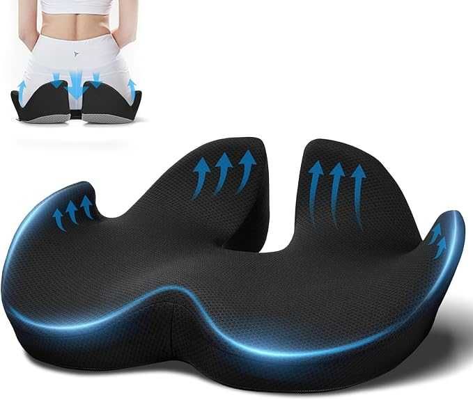 Poduszka na krzesło z pianki memory – ergonomiczna  większy komfort