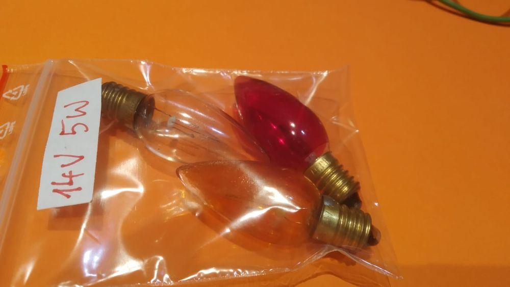 Dekoracja na choinkę lampki choinkowe retro z PRL-u 43