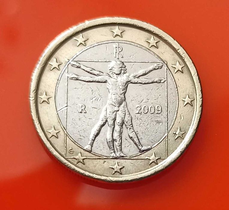 1 euro monety obiegowe