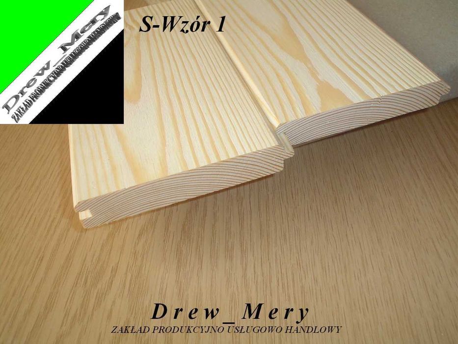 Listwa Maskująca Półokrągła 17x95 / Deska Elewacyjna Podbitka Szalówka