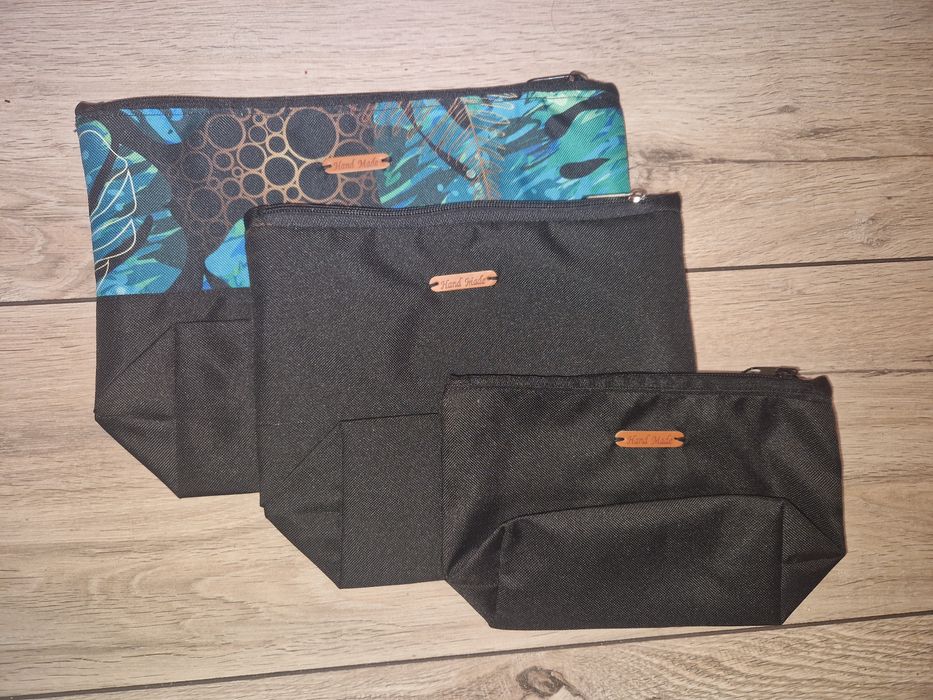 Zestaw kosmetyczek handmade promocjaręcznie szyte