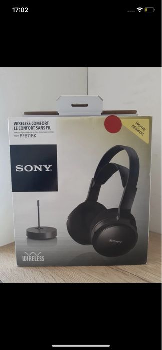 Słuchawki bezprzewodowe, nauszne SONY MDR-RF811RK Czarny Przemyśl • OLX.pl