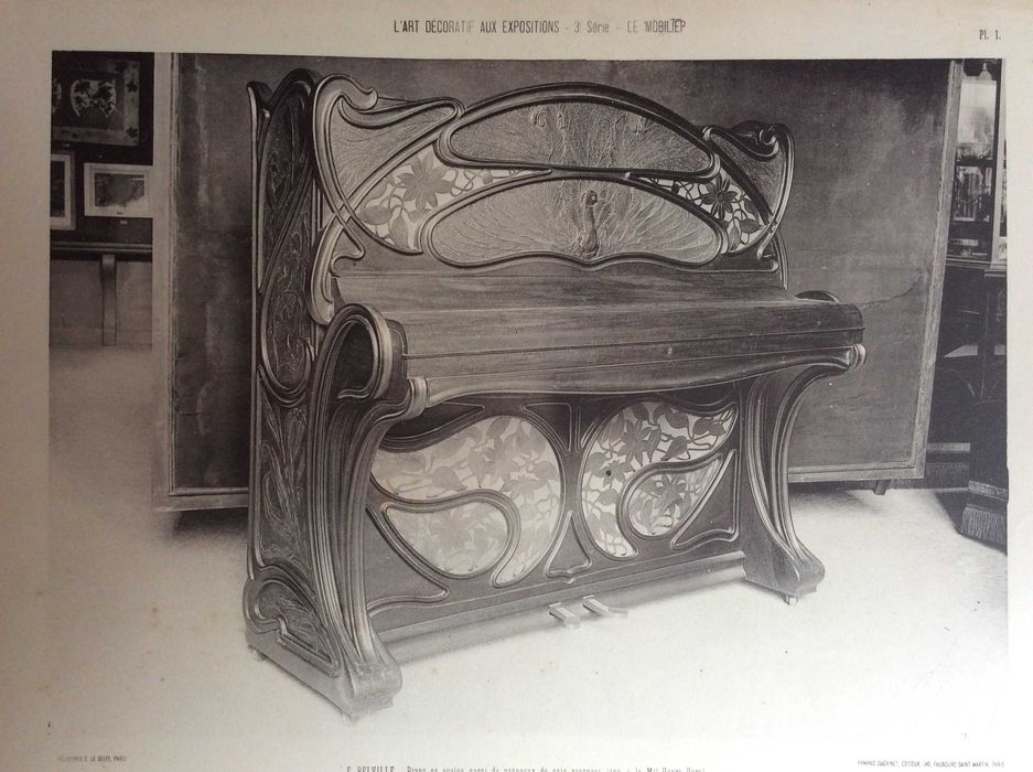 Tema: Mobiliário.  Estampas fotográficas.  Ano 1902.  Public. n.º 2