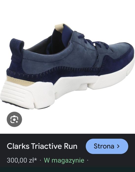 Buty Clarks Triactive Run. Rozmiar 42 ,wkładka 27,5 cm.