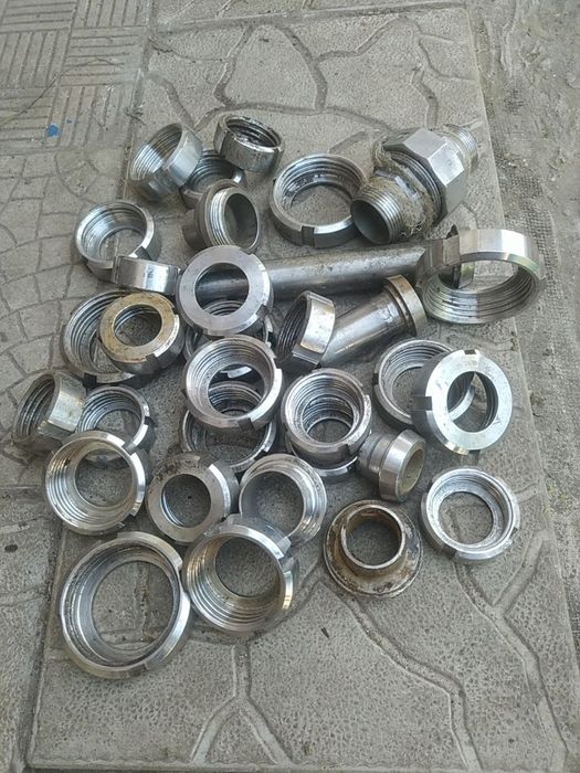 Гайки из пищевой нержавейки.разное