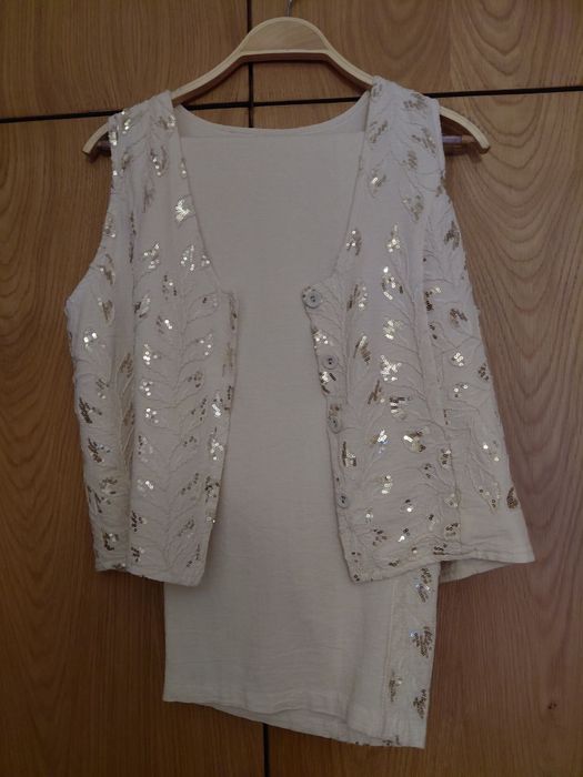 Conjunto calca + colete em linho