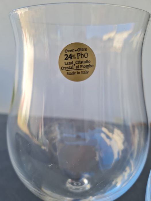 Taças/copos/balões em cristal italiano