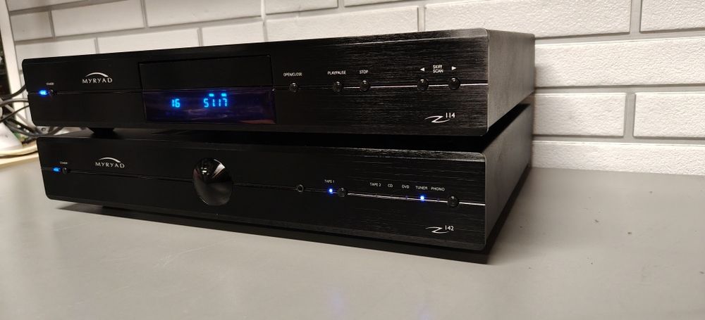 Audiofilski wzmacniacz i CD MYRYAD z142, z114.