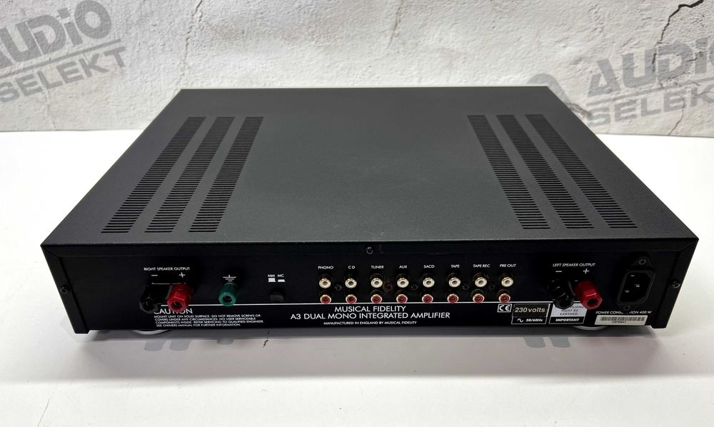 Musical Fidelity A3 dual mono wzmacniacz stereo