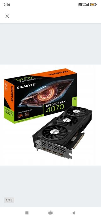 Karta graficzna rtx 4070 super  12gb gwarancja