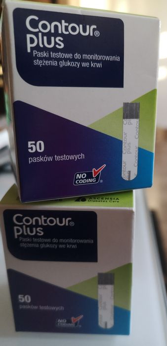 Contour Plus paski do mierzenia glukozy