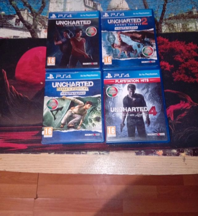 Pack Uncharted 4 jogos