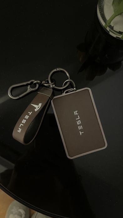 Porta chaves para cartão tesla
