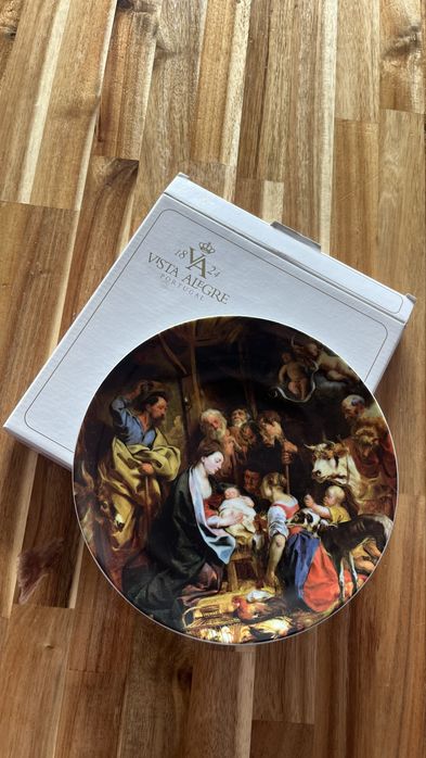 Prato Natal de porcelana, Vista Alegre, N36 - Ano 2006