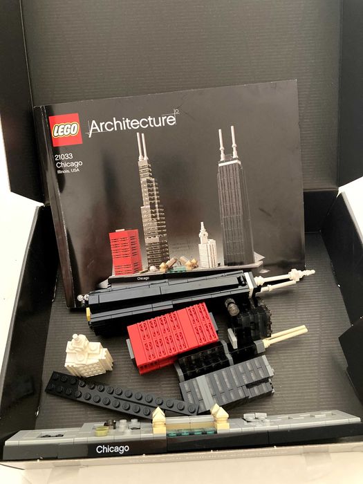 Lego Arquitetura Parir/London/Chicago 21044/21034/21033