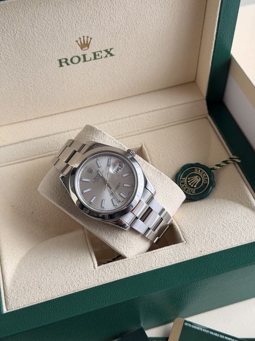 Rolex DateJust II 41mm Silver Dial 2013r Komplet Zamiana