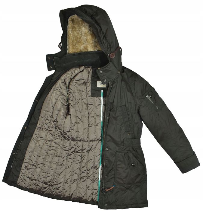Camel Active Ocieplana Outdoorowa Kurtka Damska Parka 38