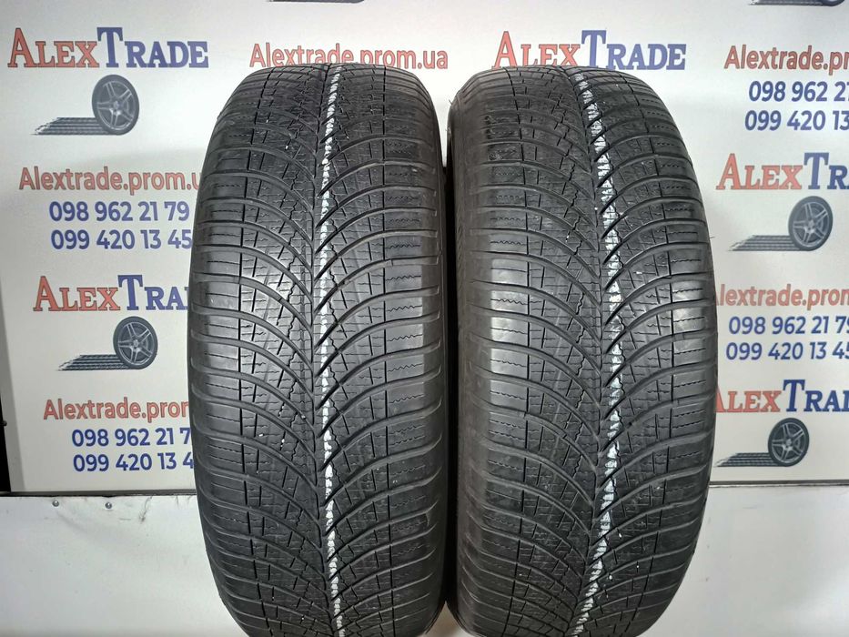 2 шт. 225/60 R17 Goodyear Vector 4Seasons Gen-3 шини б/у, 2023 рік