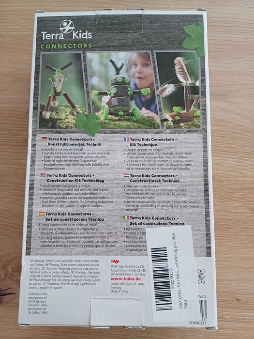 Nowy zestaw konstrukcyjny Terra Kids Connectors 66 elementów.