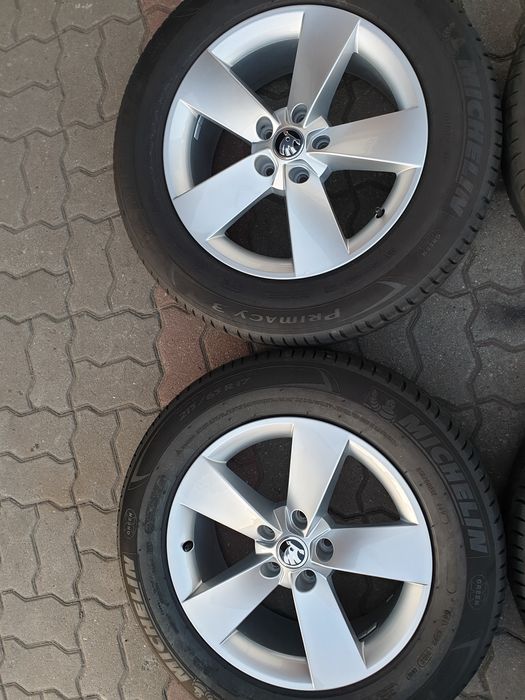 Koła Letnie Alu 17" Skoda Kodiaq 5x112 SuperStan 7mm Oryginalne