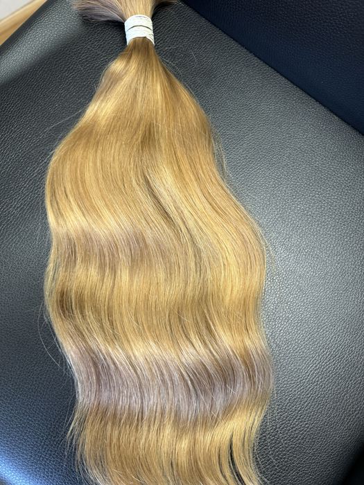 Włosy dziewicze polskie blond 47 cm 107 gram