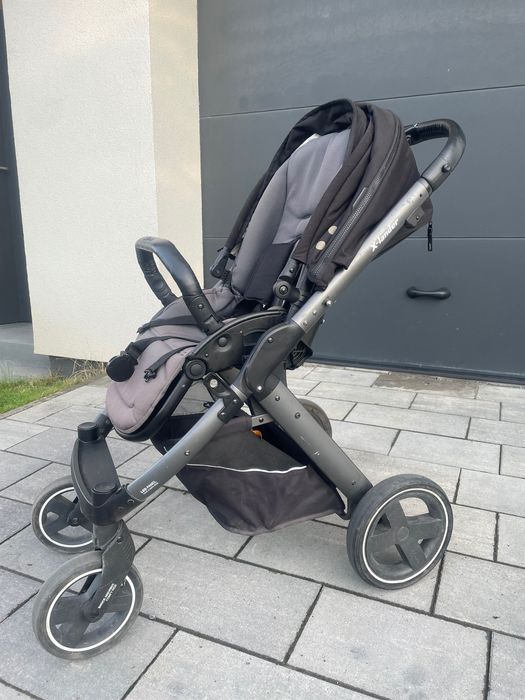 X lander X Pulse czarny 2w1 wózek i gondola z akcesoriam