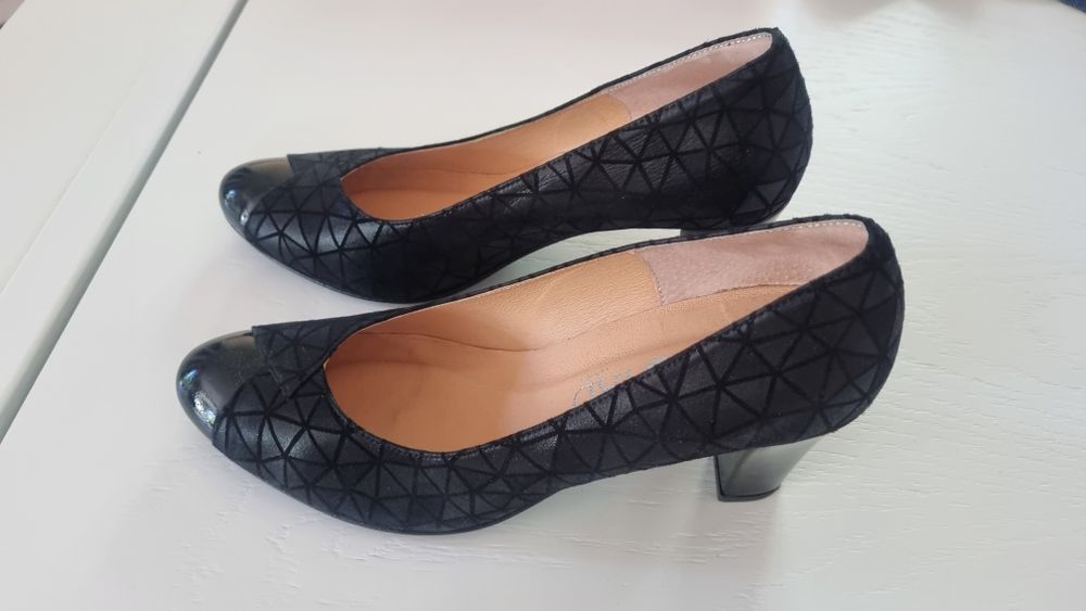 Czółenka damskie 41 obcas 6cm wygodne