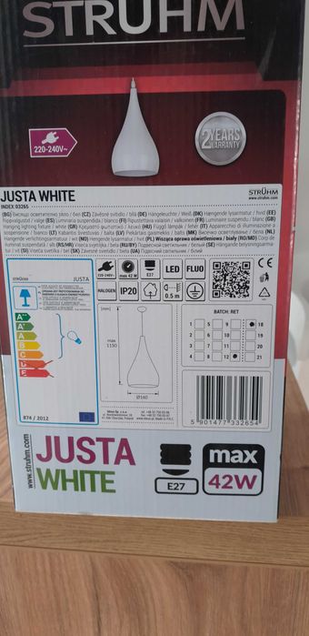 Lampa wisząca Struhm