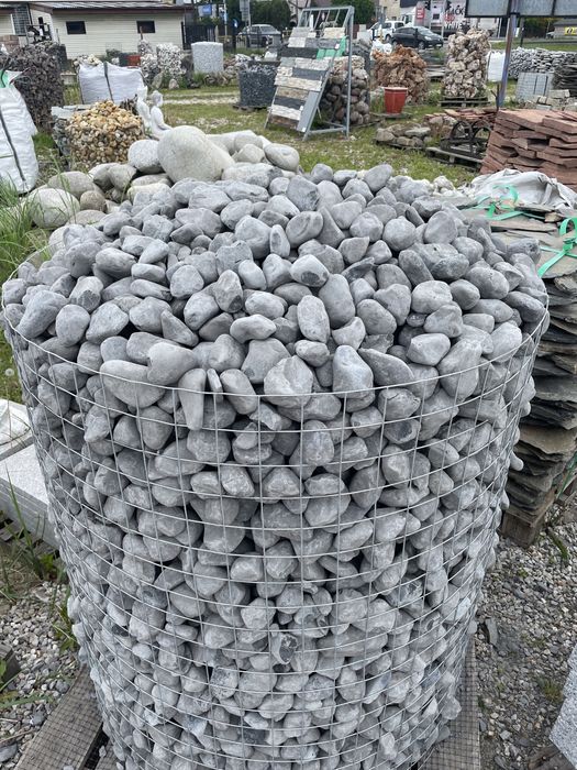 Czarny Otoczak Włoski NERO EBANO 1-2cm, 2-4cm 4-8 cm Grafitowy Kamień