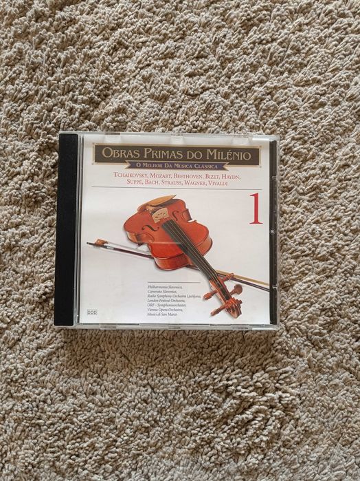 CDs Música "Obras Primas do Milénio - O Melhor da Música Clássica"