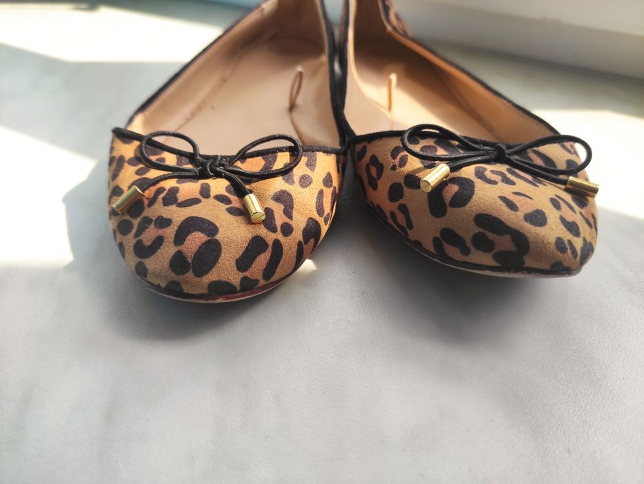 Baleriny Zara panterka jak nowe rozmiar 38