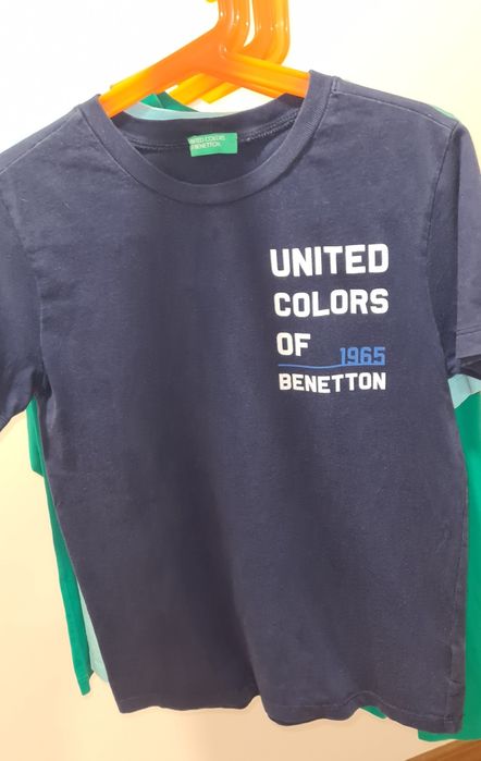 5 t-shirts benetton + 1 sweat 8/9 anos