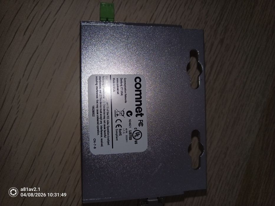 konwerter mediów Ethernet ComNet model CNFE2MC-M