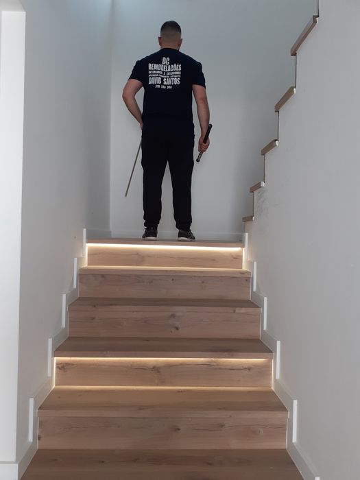 Remodelações e construção.