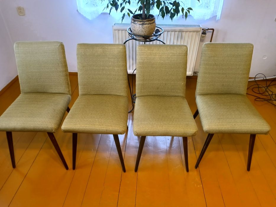 Krzesła prl patyczaki 4 sztuki