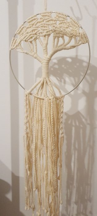 Árvore da vida em macramé