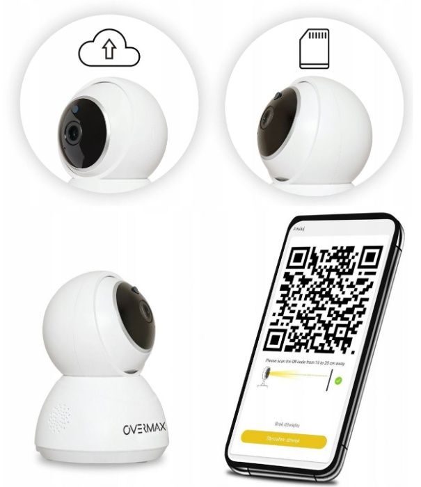 Kamera IP WiFi CAMSPOT 3.7 Smart Biuro Dom SD 128G Monitoring FULL HD