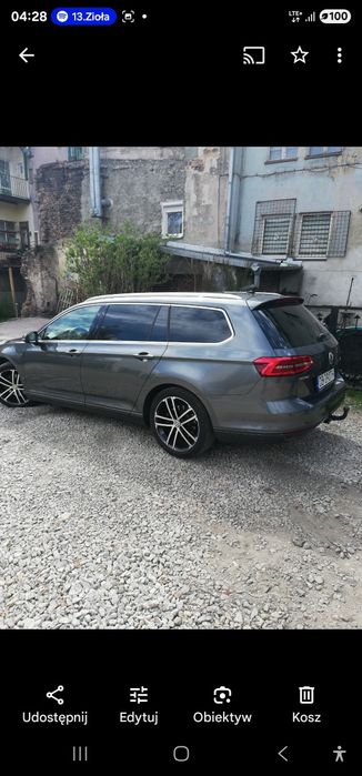 Vw passat b8 1.6tdi kombi od 8lat w jednych rękach