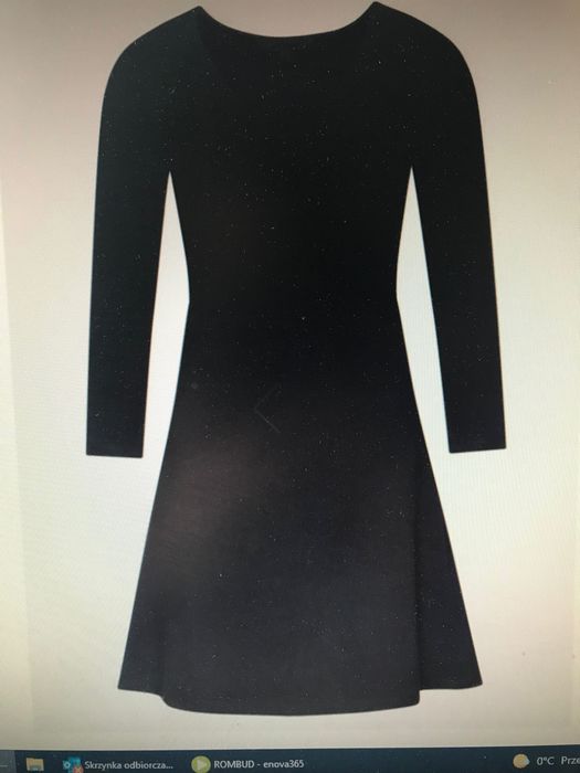 Śliczna Sukienka Armani Exchange, kolor czarny, xs