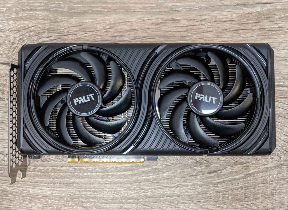 игровая видеокарта Palit RTX 5060 8gb в сборе под ремонт либо запчасти ddr7
