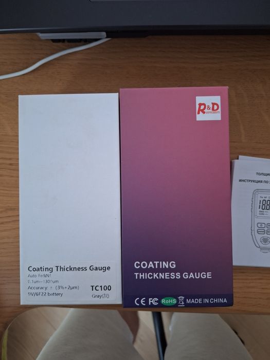 Товщиномір фарби TC100 grey