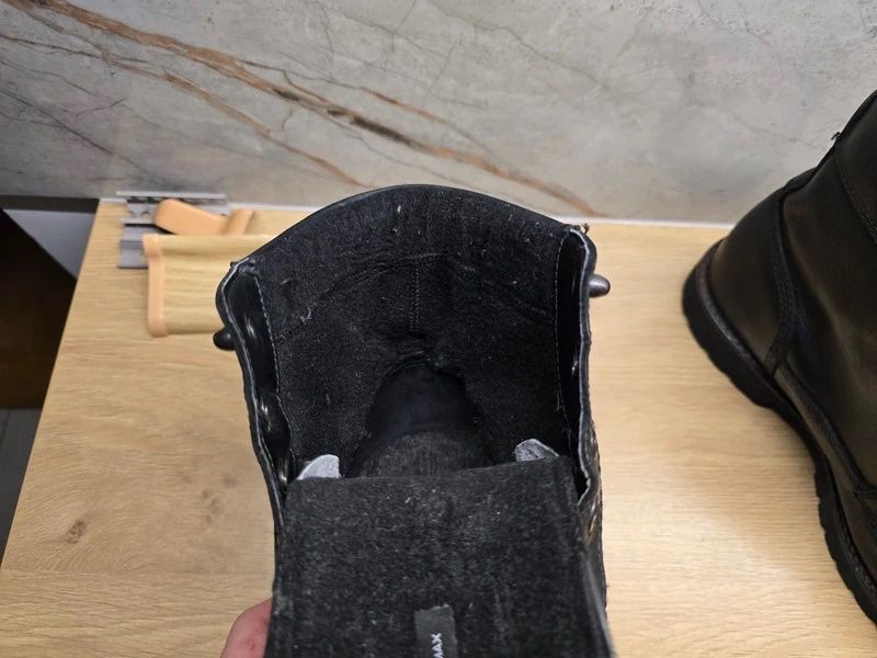 Ecco Hydromax buty ocieplane zimowe za kostkę rozm. 43 skórzane