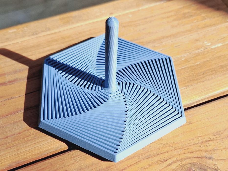 Fidget Torção Hexagonal - com alça