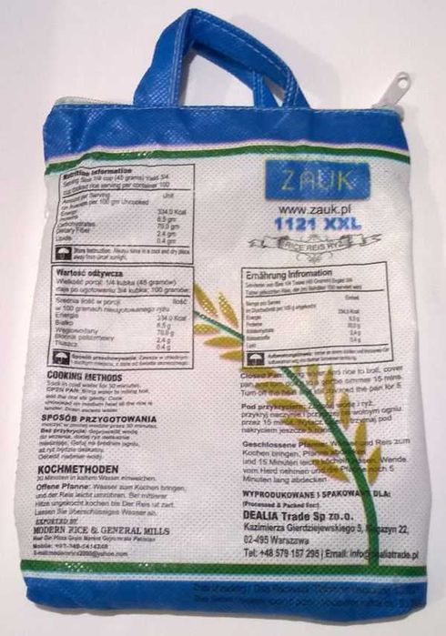 Woreczek worek jutowy niebieski torebka zamek błyskawiczny 1,5L BOHO