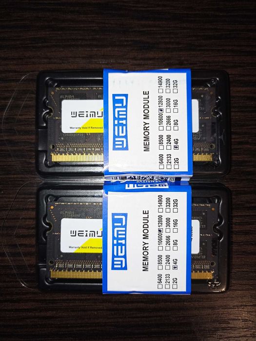 Оперативна пам'ять SO-DIMM Weimu 4GB/1600 DDR3 (1.5В)